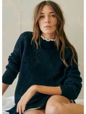 Sezane Laurie Jumper Navy